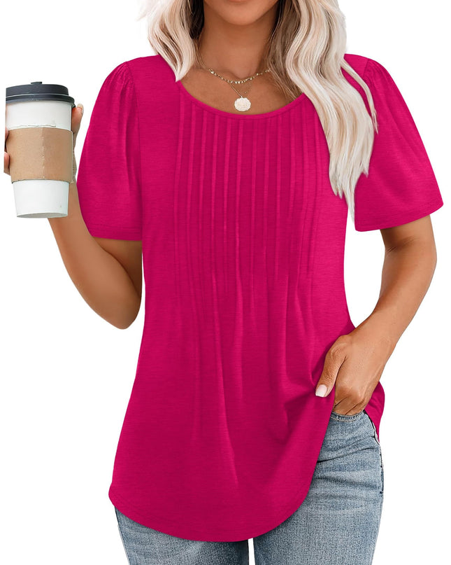 Amelie | Elegant Pleated Top