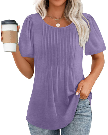 Amelie | Elegant Pleated Top