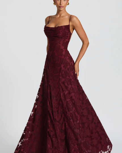 Clara Vigneau | Elegant Lace Maxi Dress