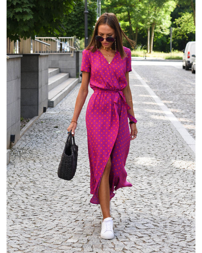Aureza | Soft Bloom Wrap Dress