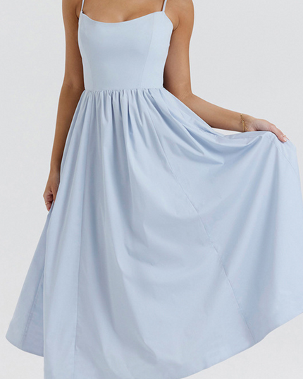 Elle Rousset | Elegant Corset Midi Dress