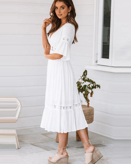 Clea | Effortless White Dress