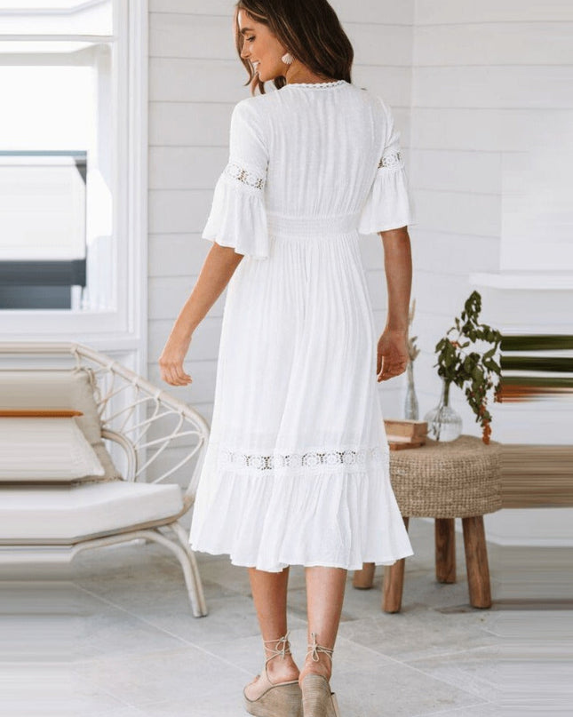 Clea | Effortless White Dress