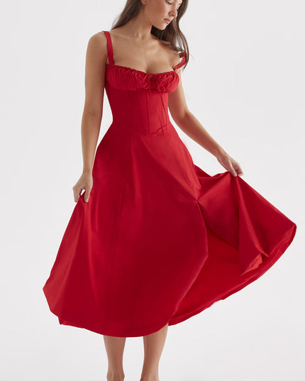 Vera Chatelain | Romantic Corset Midi Dress