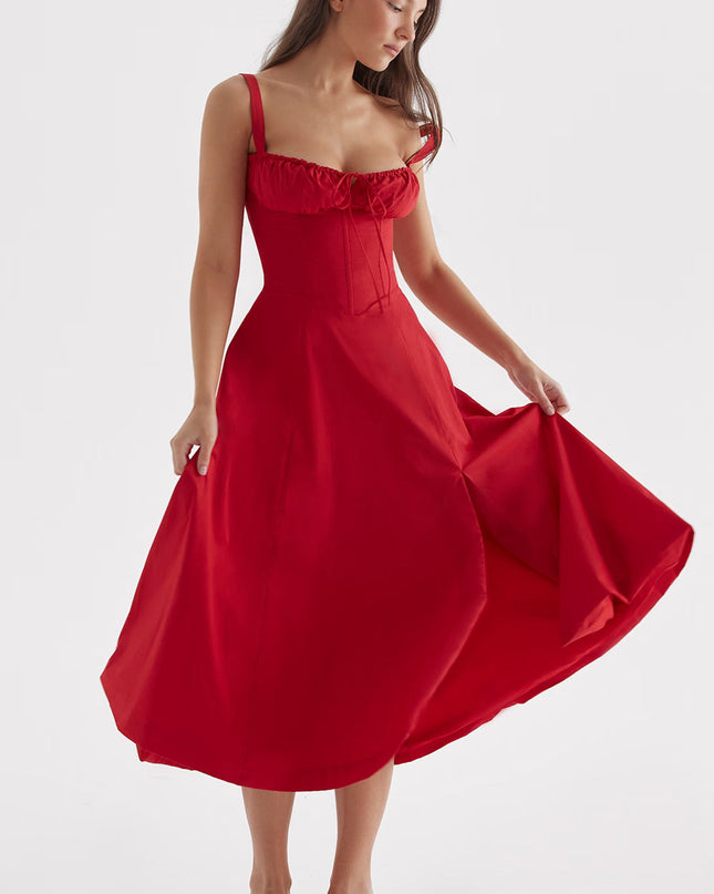 Vera Chatelain | Romantic Corset Midi Dress