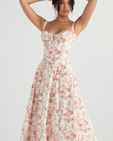 Vera Chatelain | Romantic Corset Midi Dress