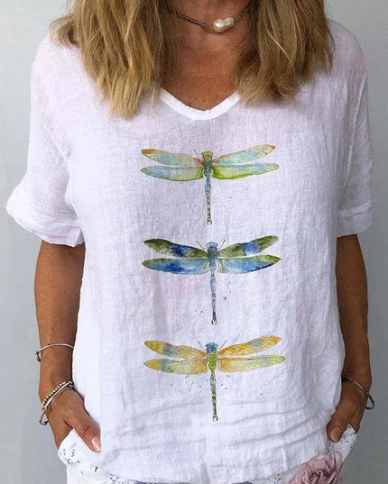 Stella | Retro V-Neck Top