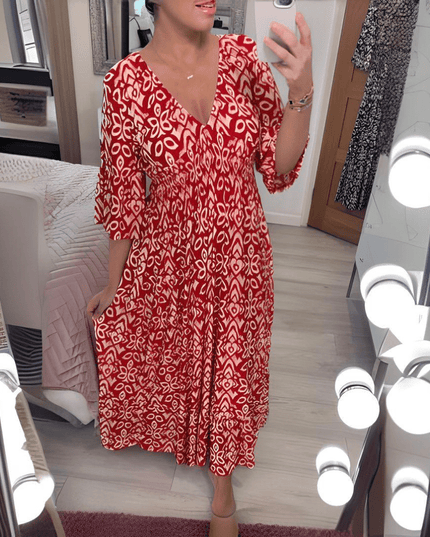 Amara | Boho Chic Printed Dress