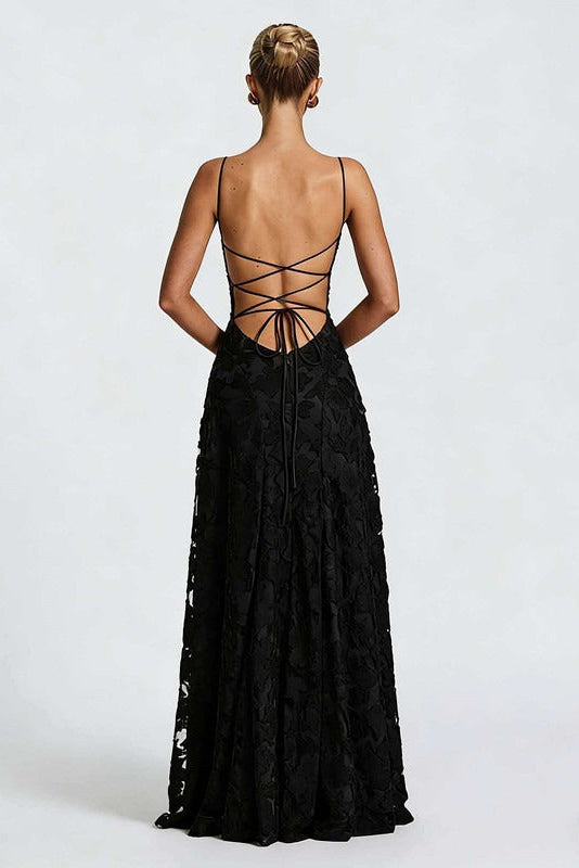 Clara Vigneau | Elegant Lace Maxi Dress