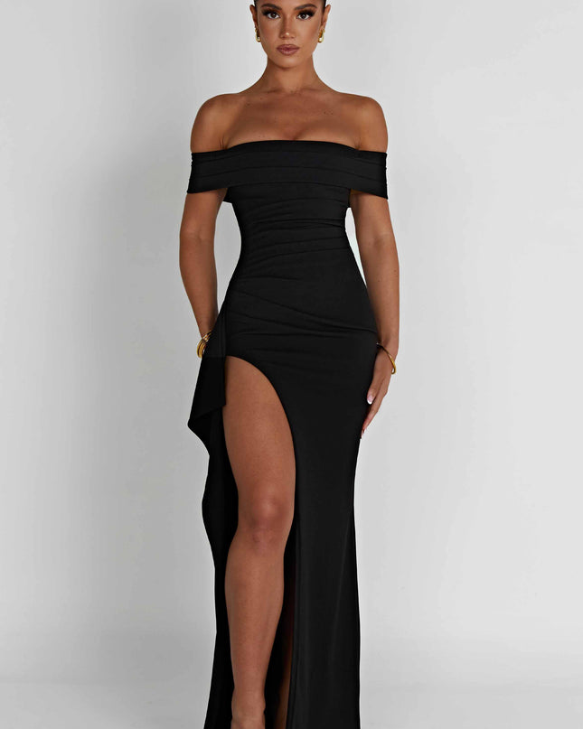 Vivienne Beaumont | Glamorous Off-Shoulder Maxi Dress