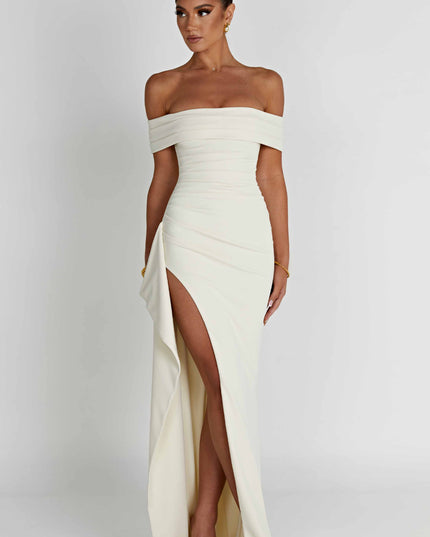 Vivienne Beaumont | Glamorous Off-Shoulder Maxi Dress