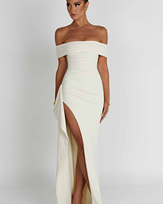 Vivienne Beaumont | Glamorous Off-Shoulder Maxi Dress