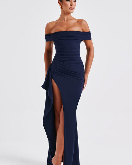 Vivienne Beaumont | Glamorous Off-Shoulder Maxi Dress
