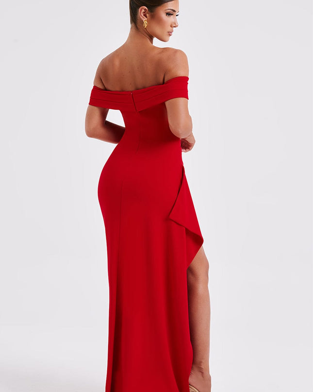 Vivienne Beaumont | Glamorous Off-Shoulder Maxi Dress