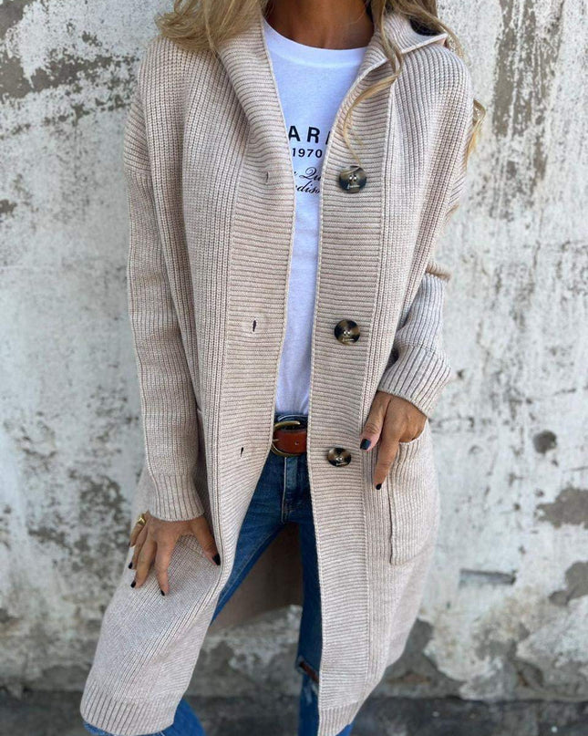Rosalie | Chic Long Knit Cardigan