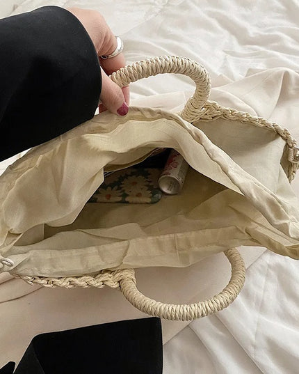 Coastal Haven Woven Tote