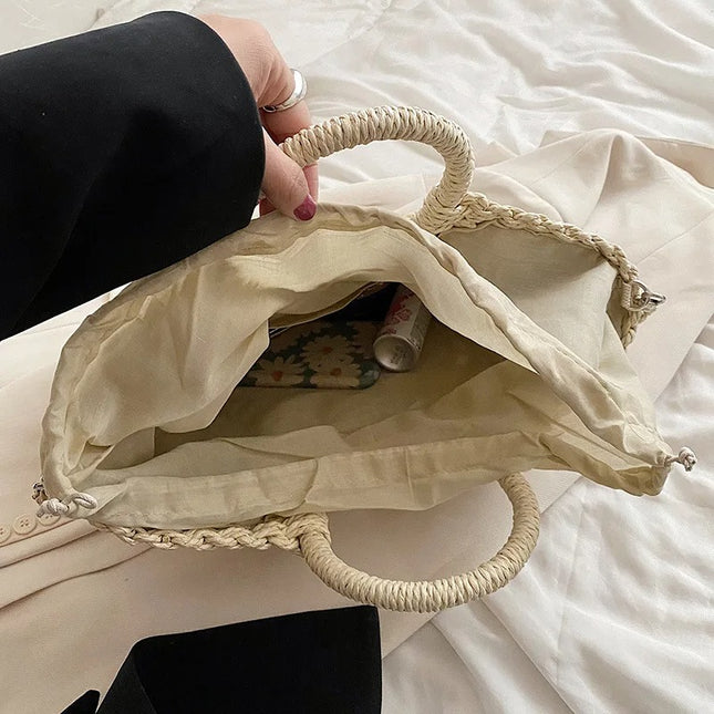 Coastal Haven Woven Tote