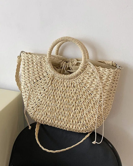Coastal Haven Woven Tote