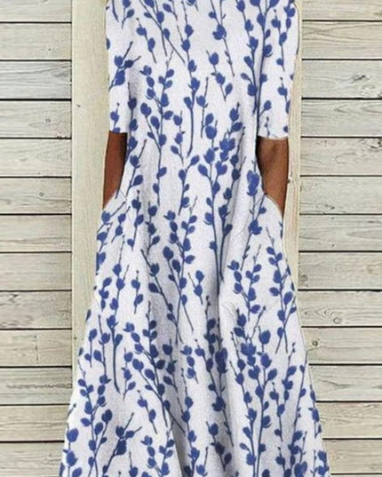 Hailey | Crew Neck Half Sleeve Dress