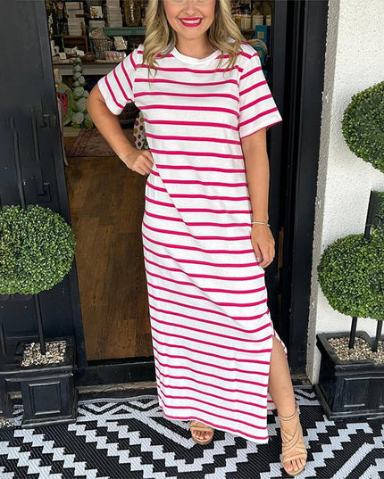 Ivia™ Striped Maxi Dress