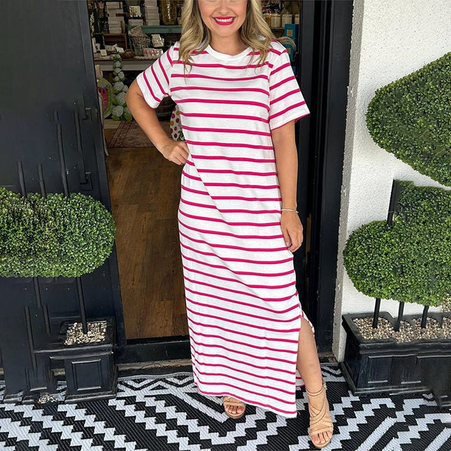 Ivia™ Striped Maxi Dress