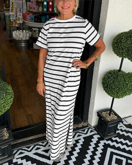 Ivia™ Striped Maxi Dress