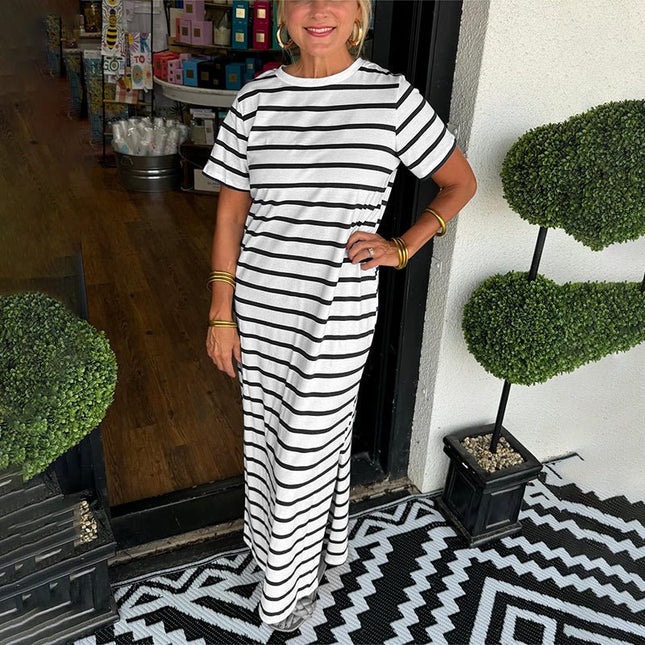 Ivia™ Striped Maxi Dress