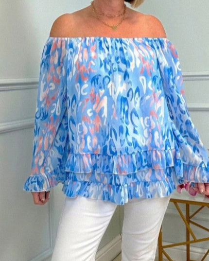 Lucinda | Draped Off-Shoulder Blouse
