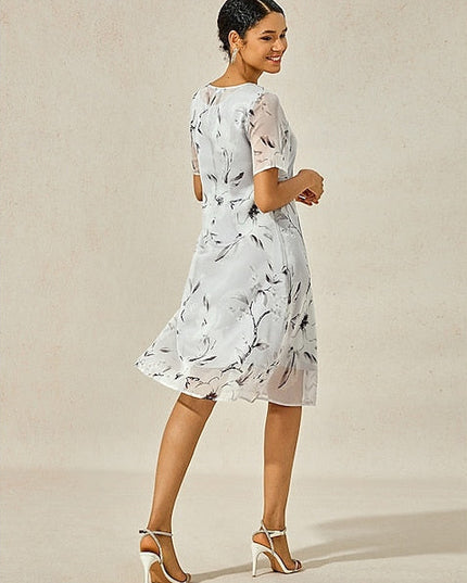 Chandra | Sophisticated Floral Dress